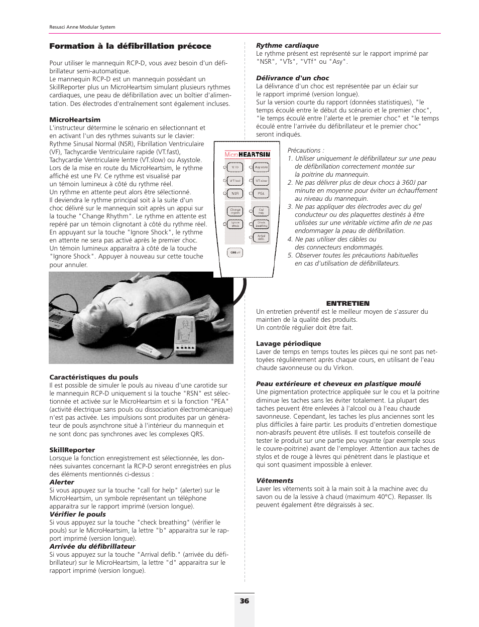 3B Scientific Resusci Anne CPR Torso User Manual | Page 34 / 73