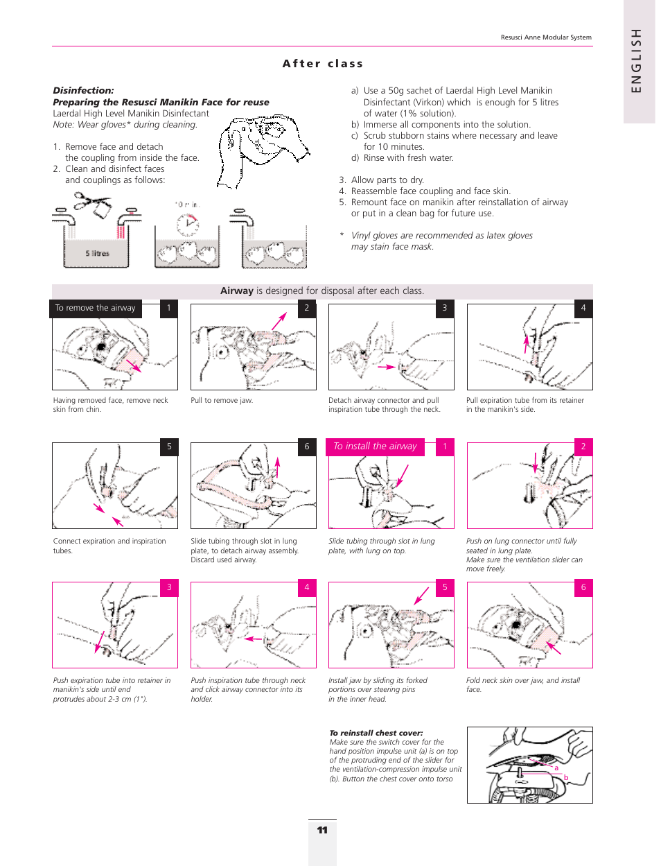 English | 3B Scientific Resusci Anne CPR Torso User Manual | Page 9 / 73