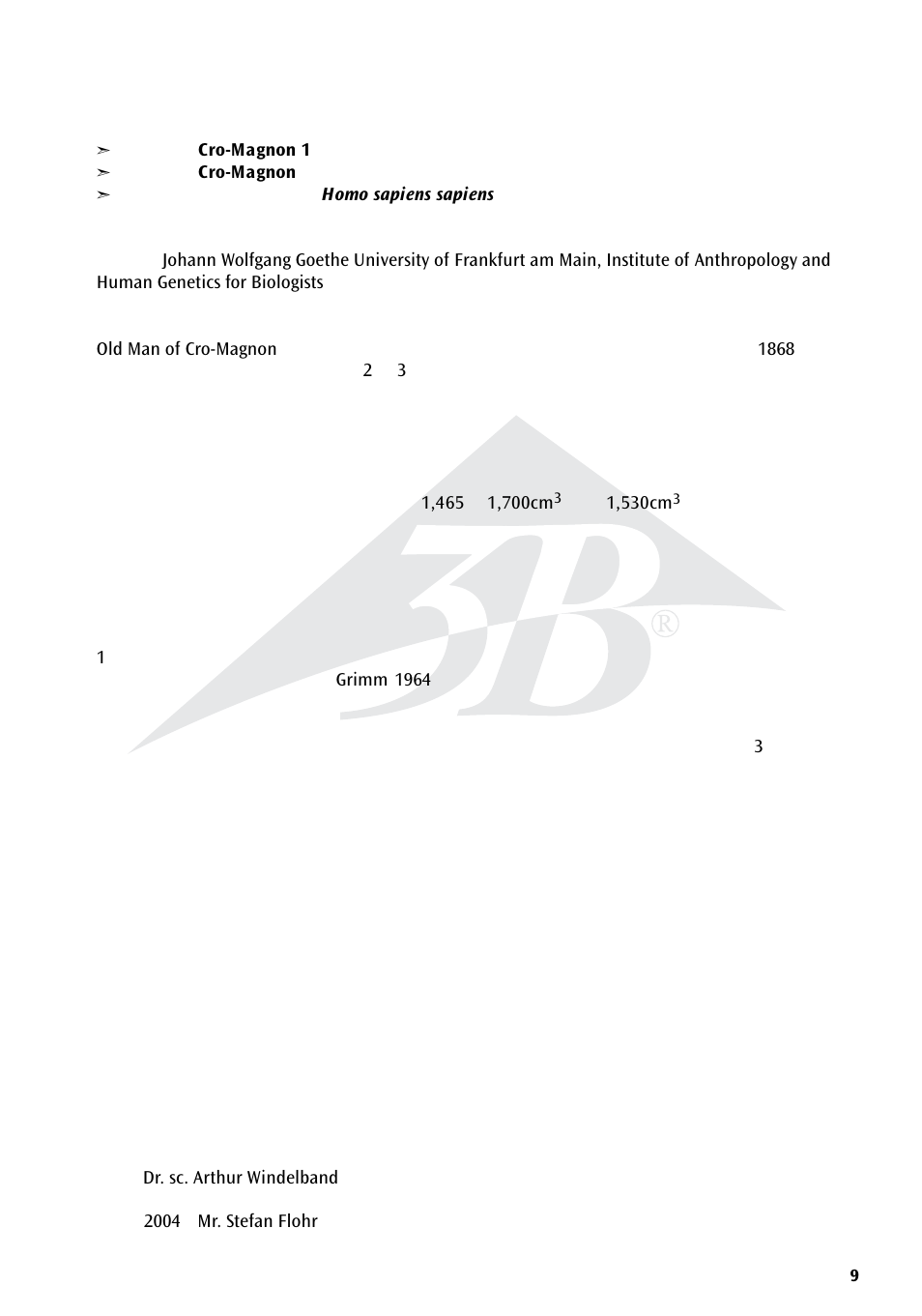 3B Scientific Anthropological Skull Model - Cro-Magnon User Manual | Page 9 / 16