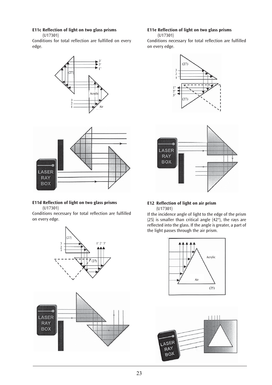 3B Scientific Laser Optics Supplemental Set User Manual | Page 23 / 93