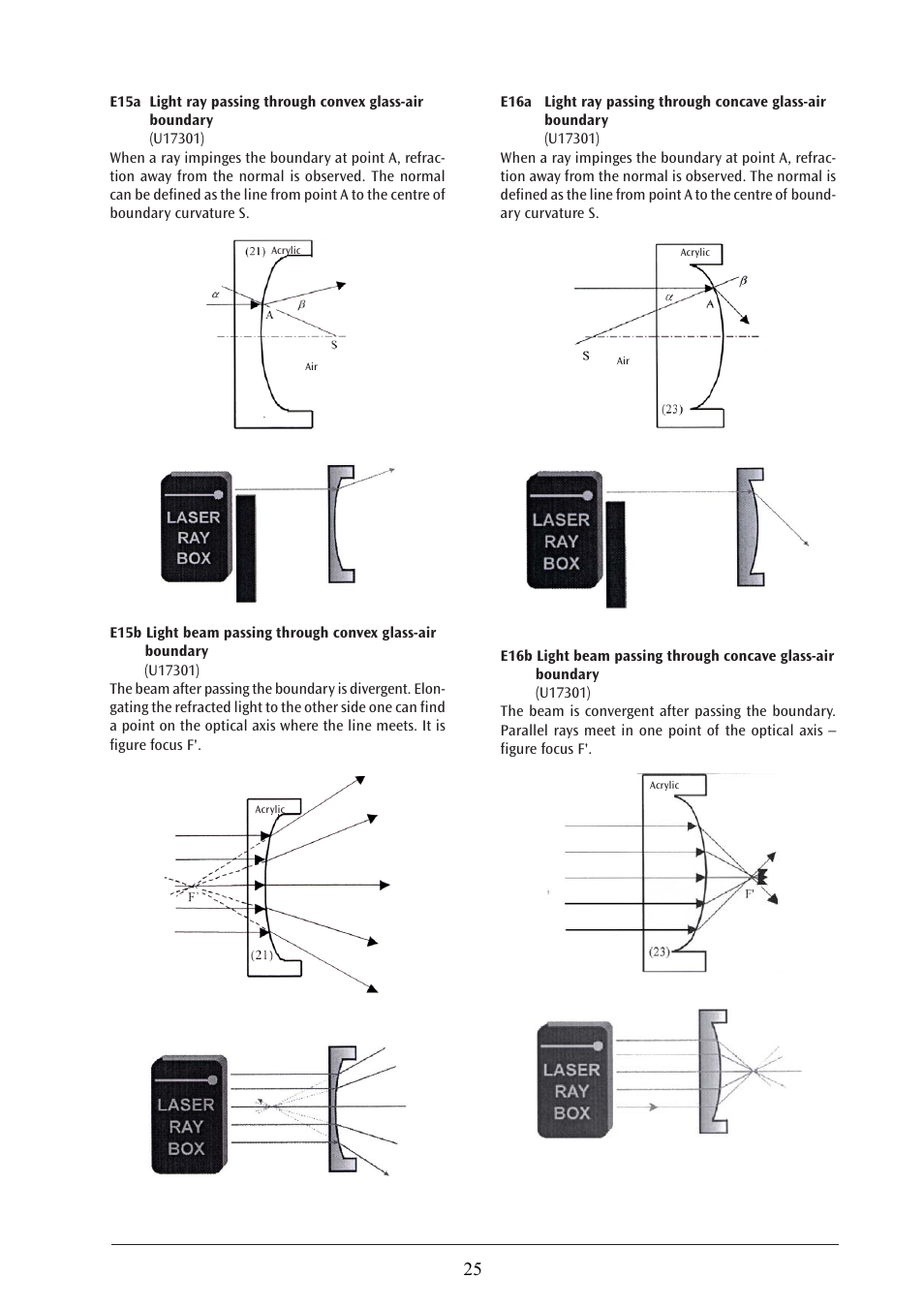 3B Scientific Laser Optics Supplemental Set User Manual | Page 25 / 93