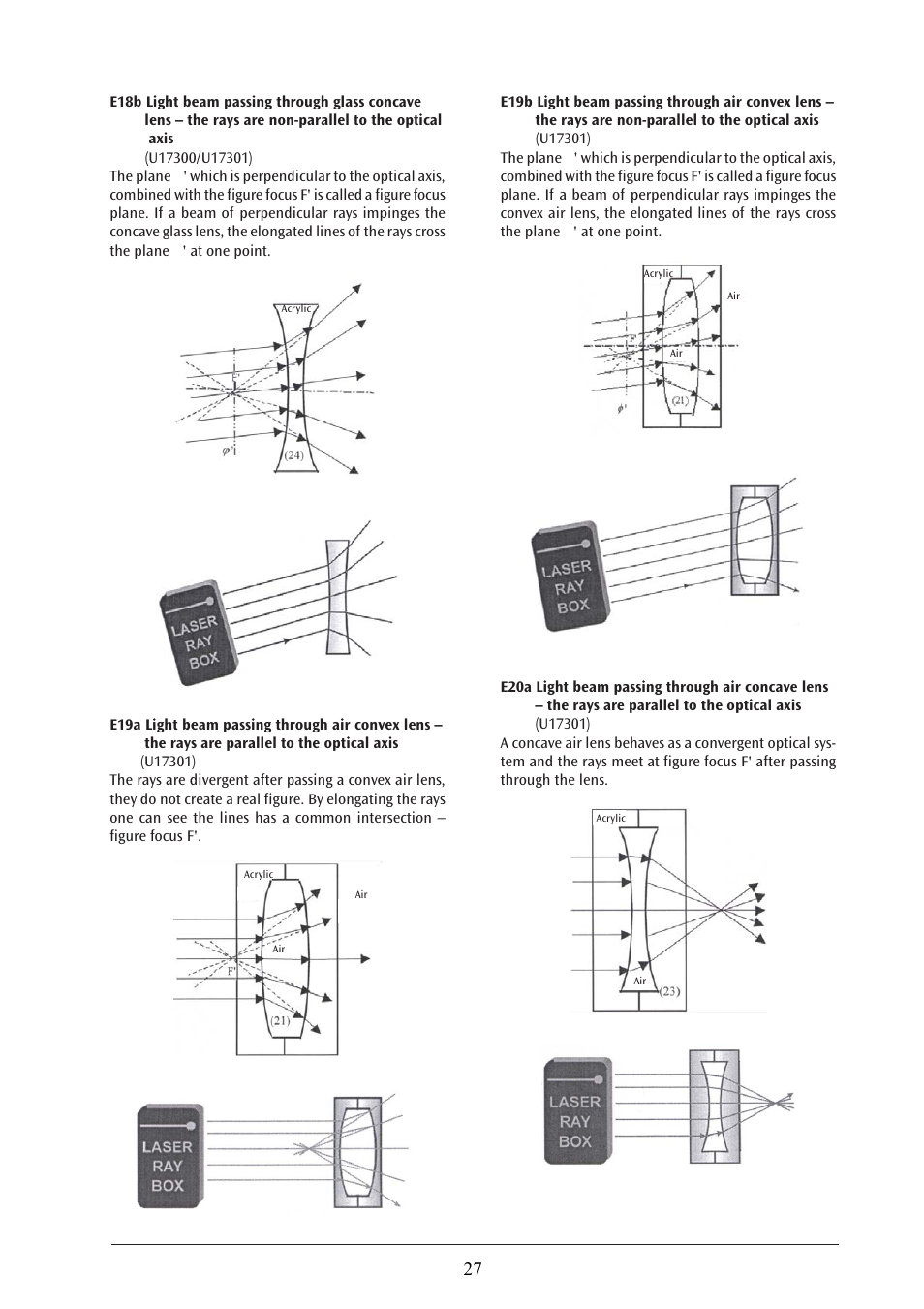 3B Scientific Laser Optics Supplemental Set User Manual | Page 27 / 93