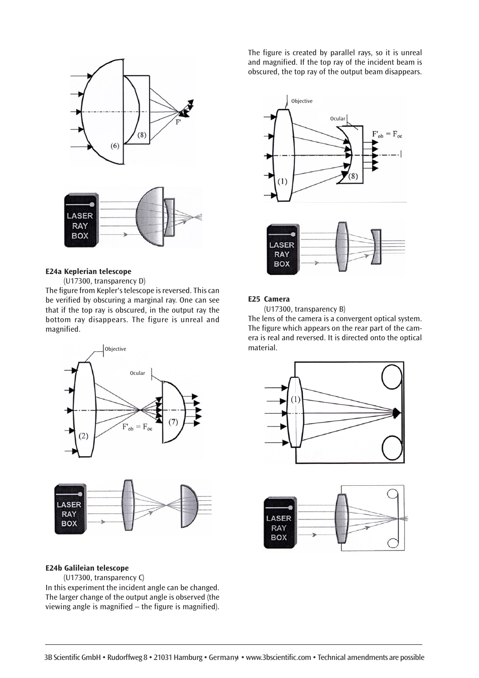 3B Scientific Laser Optics Supplemental Set User Manual | Page 30 / 93