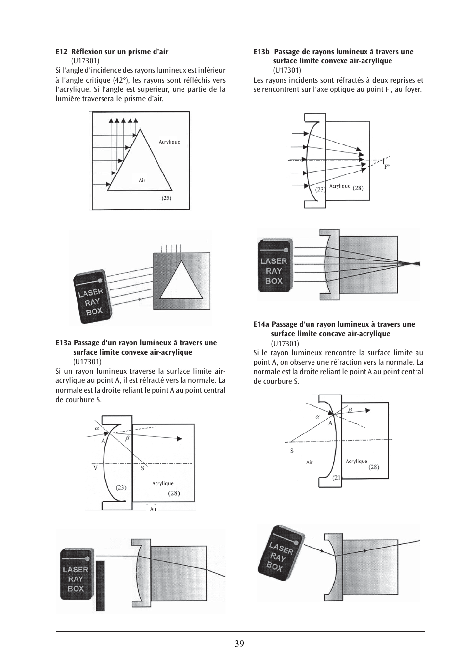 3B Scientific Laser Optics Supplemental Set User Manual | Page 39 / 93