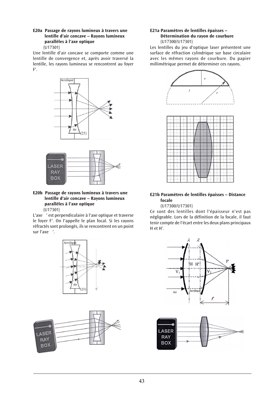 3B Scientific Laser Optics Supplemental Set User Manual | Page 43 / 93