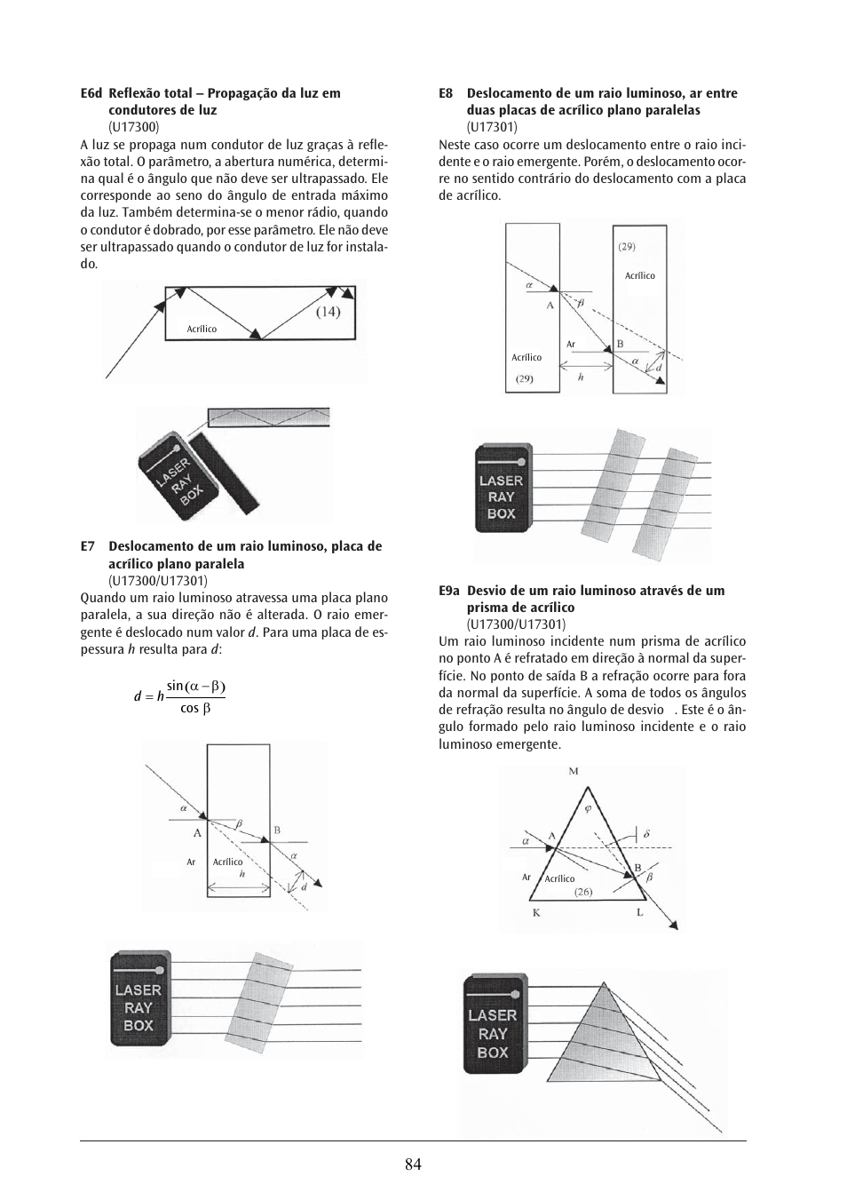 3B Scientific Laser Optics Supplemental Set User Manual | Page 84 / 93