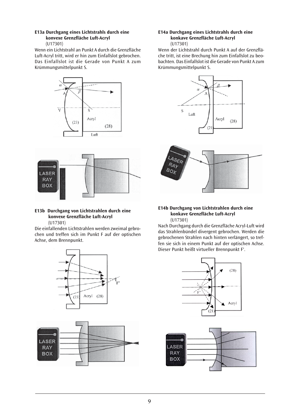 3B Scientific Laser Optics Supplemental Set User Manual | Page 9 / 93