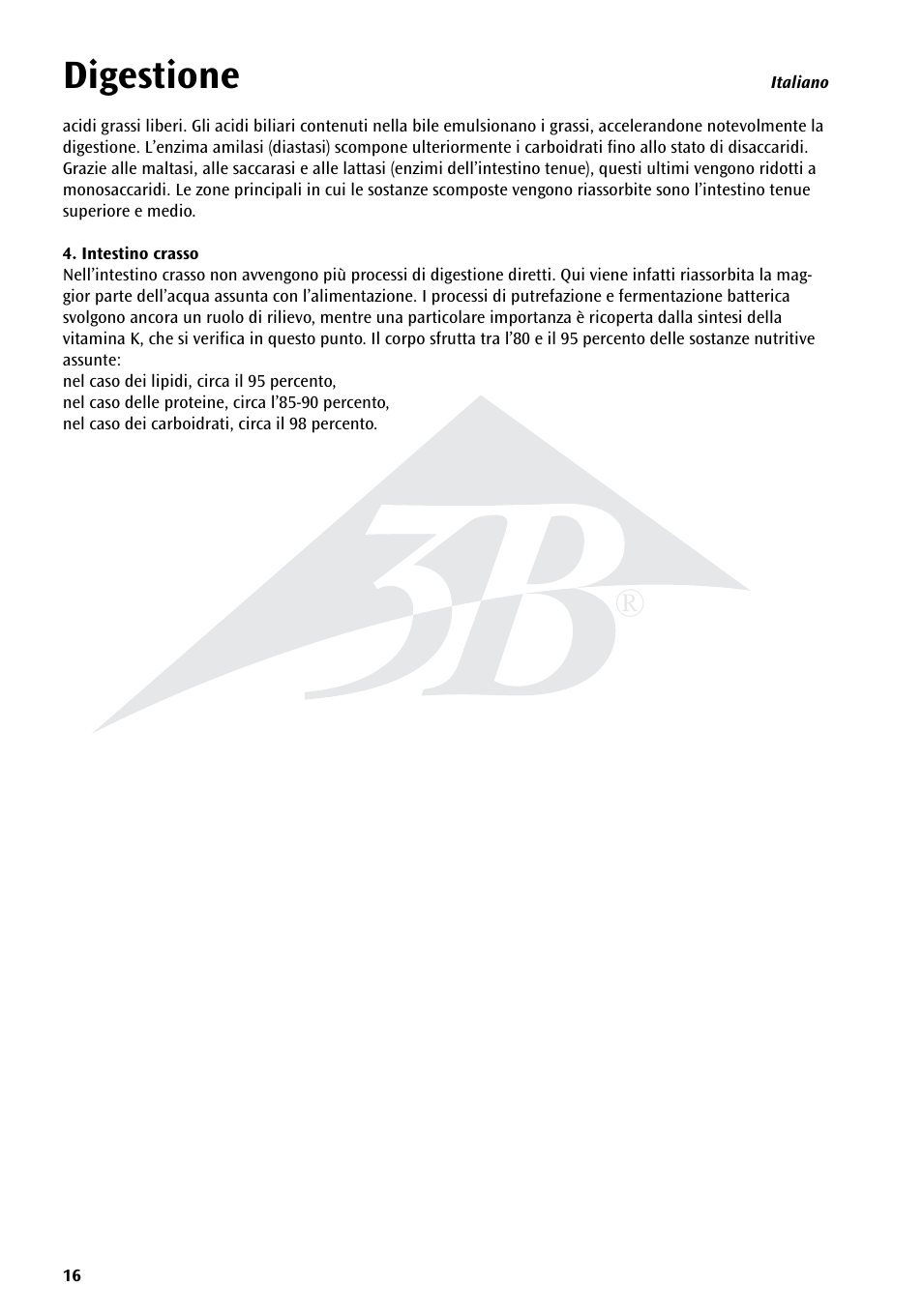 Digestione | 3B Scientific The Digestive System Chart User Manual | Page 16 / 24
