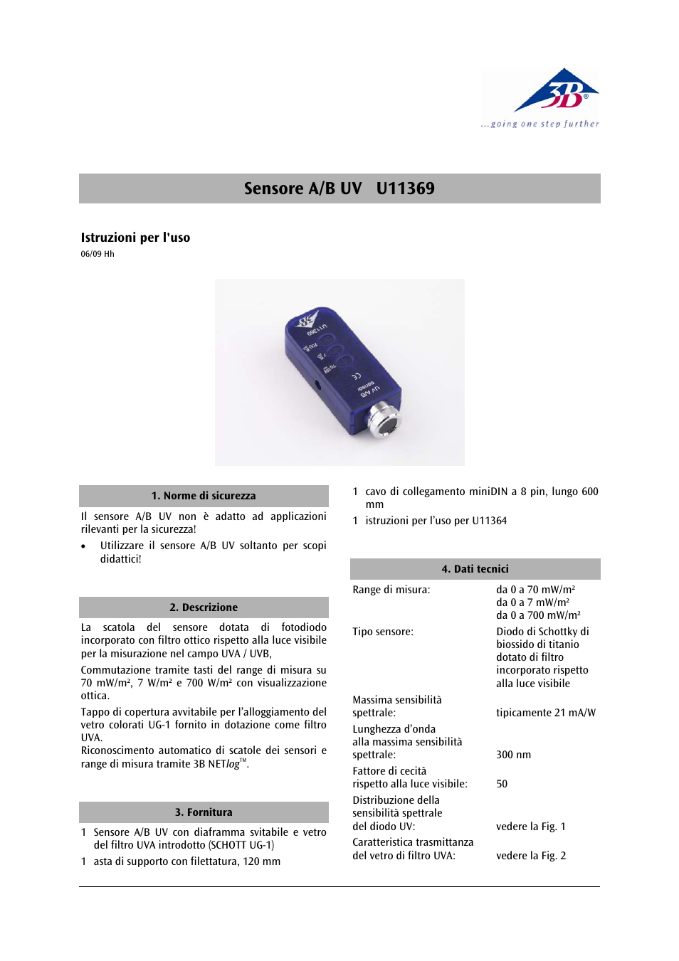 3b scientific, Physics | 3B Scientific UV A__B Sensor User Manual | Page 13 / 24