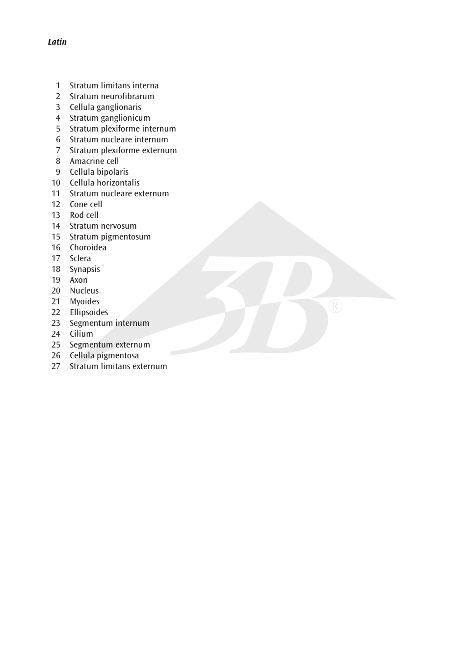 3B Scientific 3B MICROanatomy™ Eye User Manual | Page 3 / 16