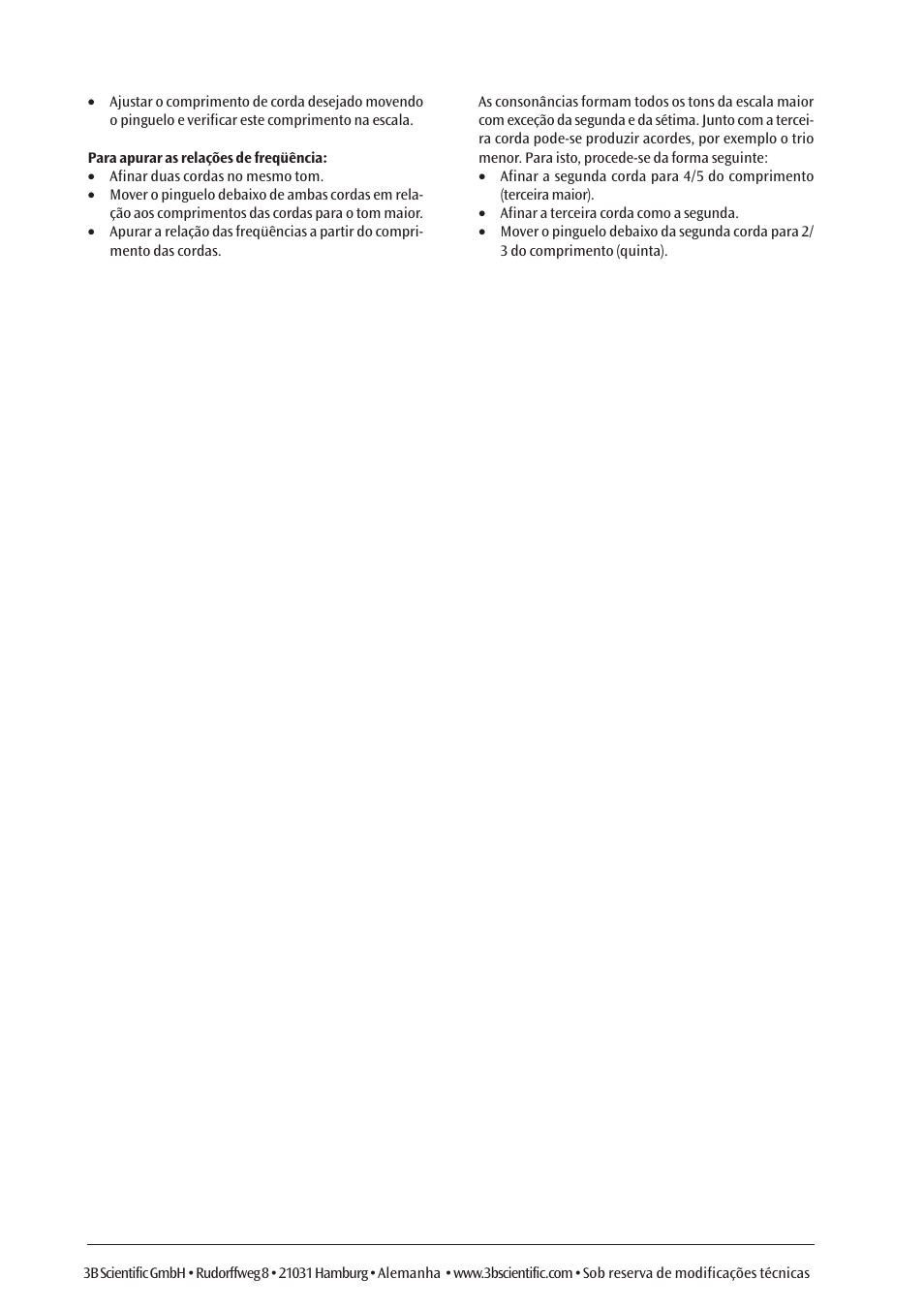 3B Scientific Demonstration Monochord User Manual | Page 12 / 12