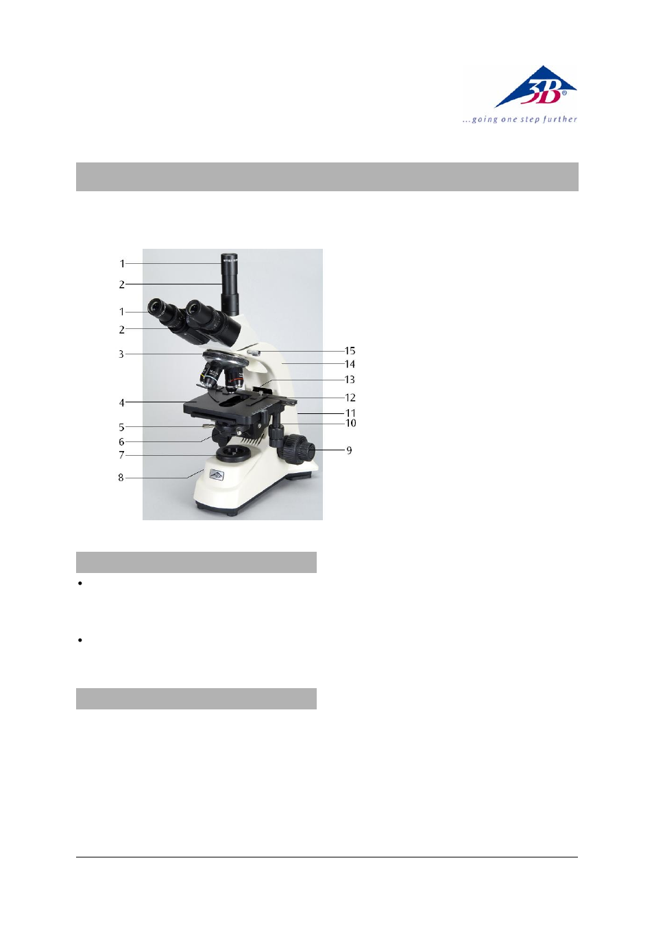 3B Scientific Trinocular Microscope Model 400 User Manual | 4 pages