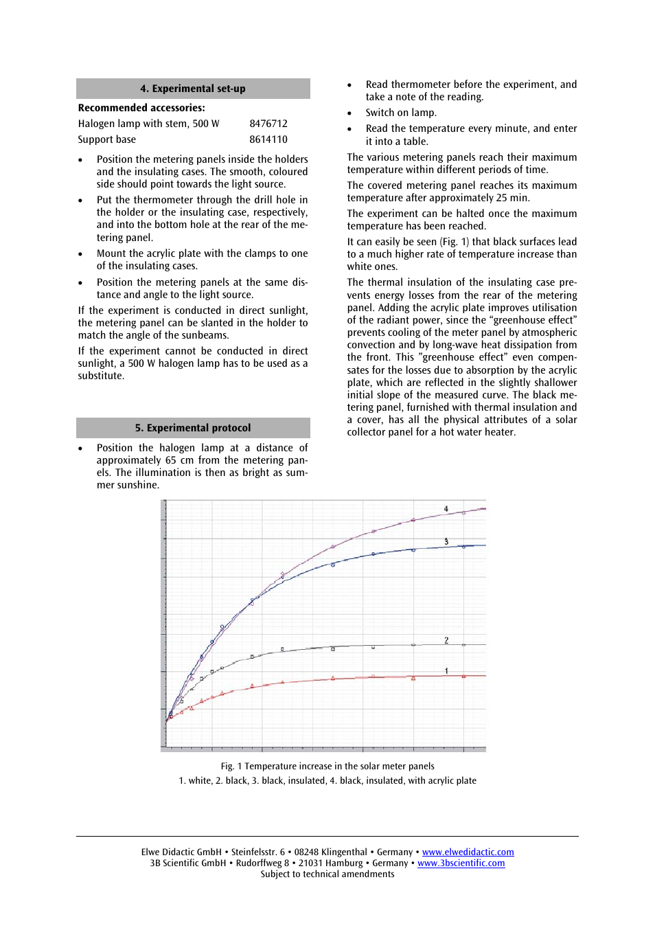 3B Scientific Solar Energy Basic Kit User Manual | Page 4 / 12