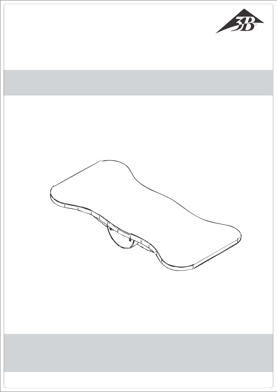 3B Scientific Lateral Balance Rocker Board 0-120  angles User Manual | 2 pages