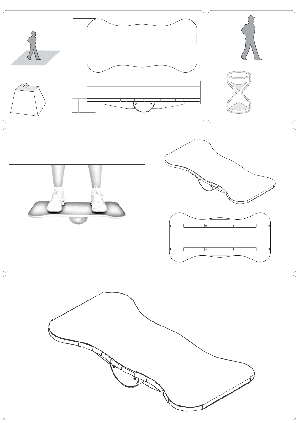 3B Scientific Lateral Balance Rocker Board 0-120  angles User Manual | Page 2 / 2