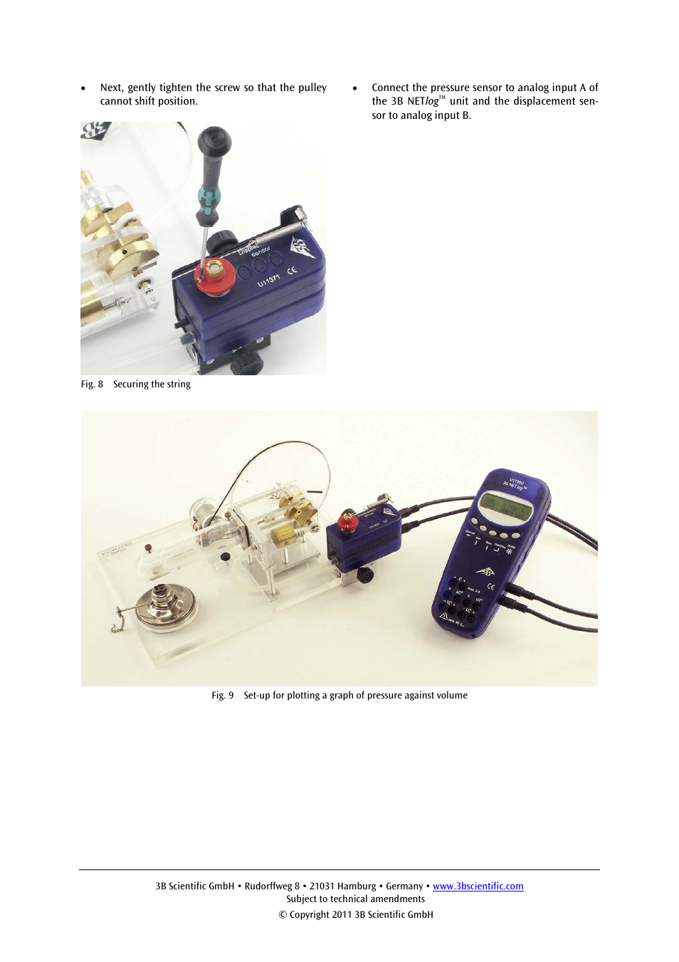 3B Scientific Sensor Holder for Stirling Engine G User Manual | Page 3 / 4