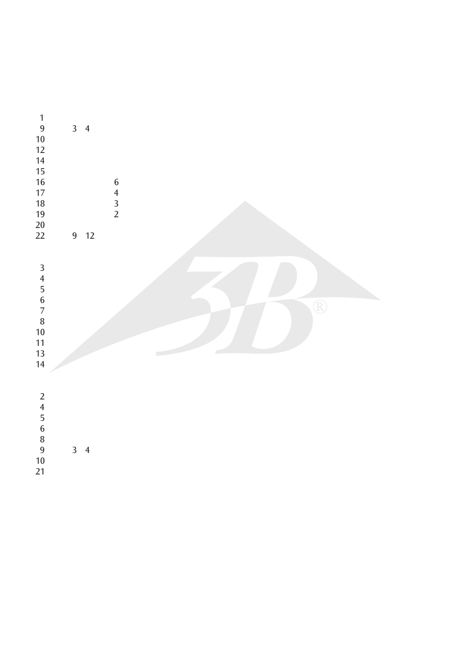 3B Scientific Rat Brain Comparative Anatomy User Manual | Page 12 / 14