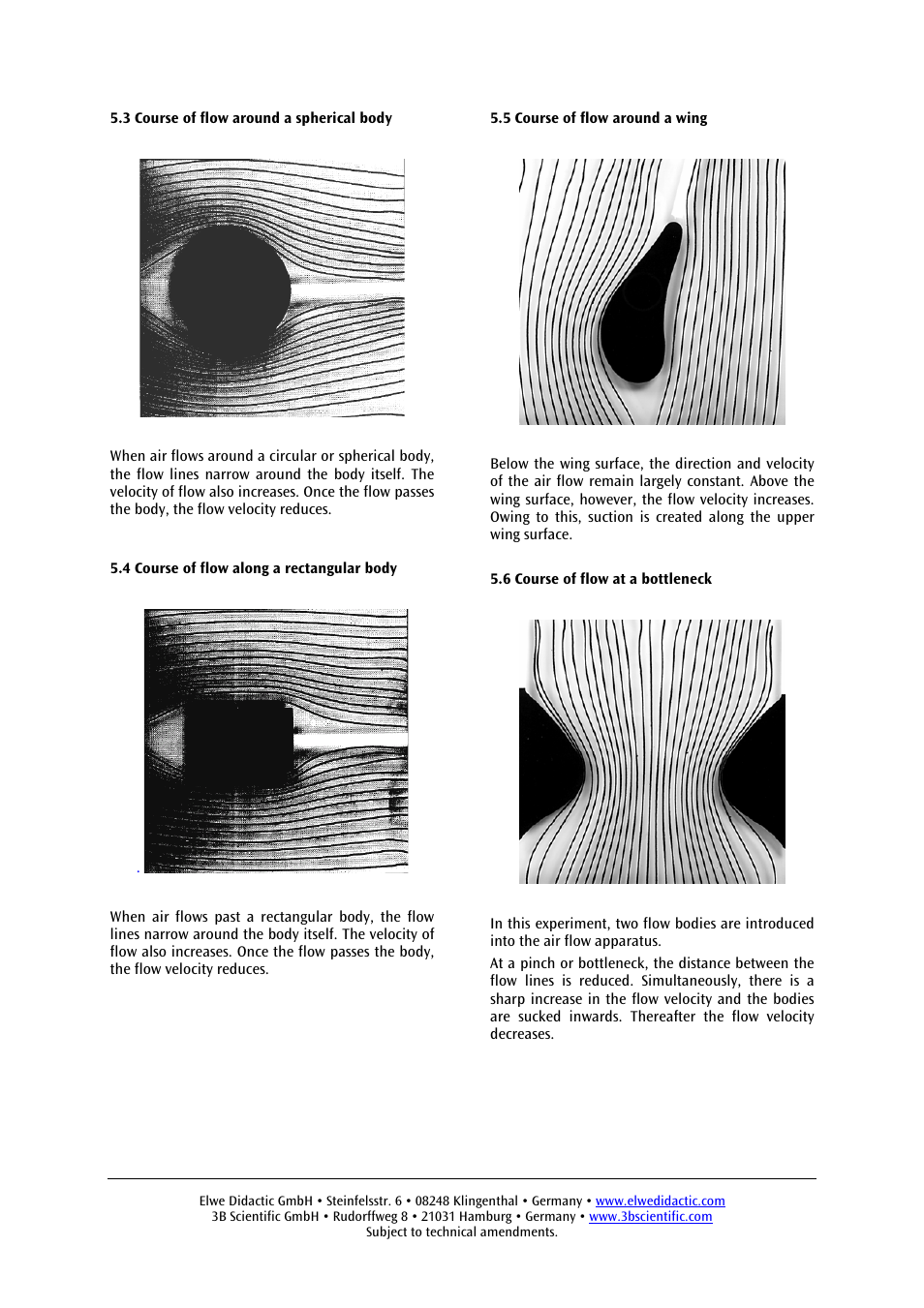 3B Scientific Air Flow Apparatus User Manual | Page 6 / 18