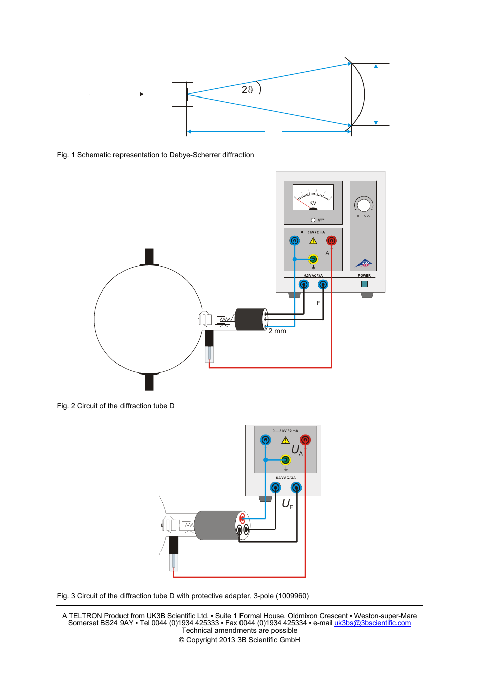 3B Scientific Electron Diffraction Tube D User Manual | Page 3 / 4