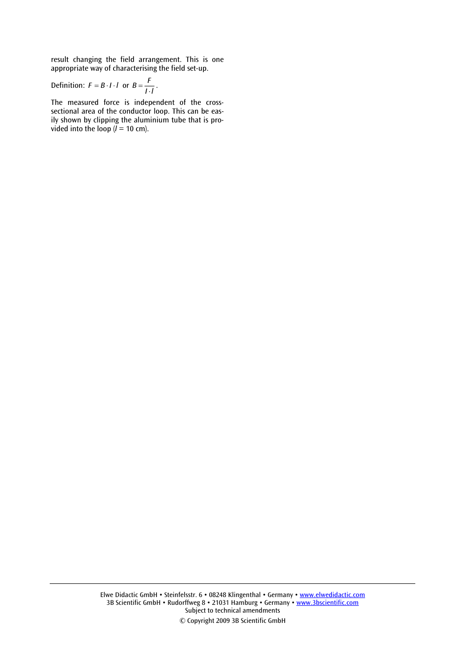 3B Scientific Current Balance According to Langensiepen User Manual | Page 4 / 4