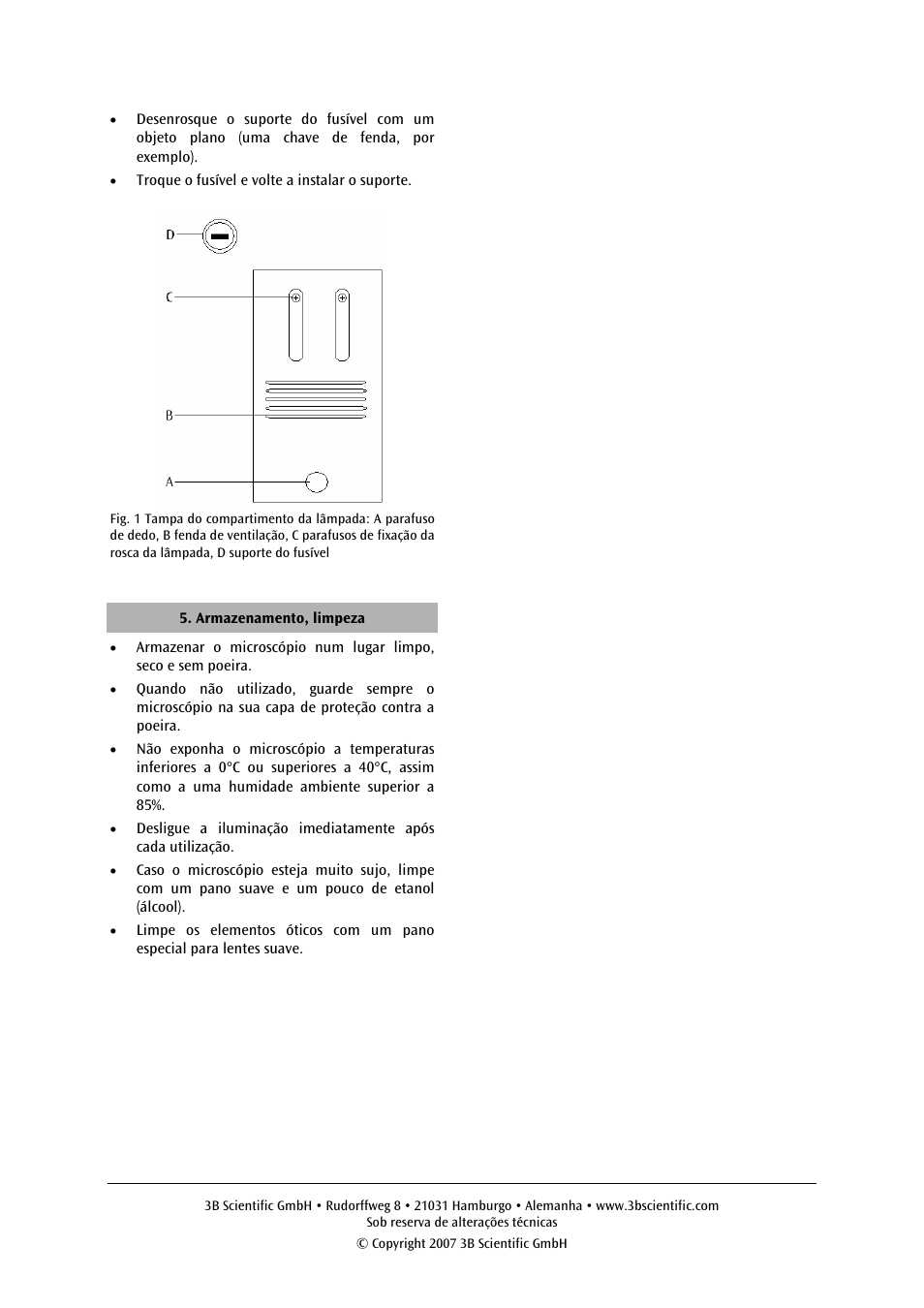 3B Scientific Monocular Microscope Model 400 User Manual | Page 18 / 18