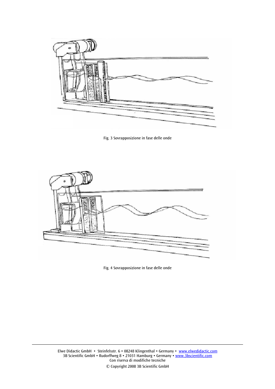 3B Scientific Water Wave Channel User Manual | Page 23 / 36