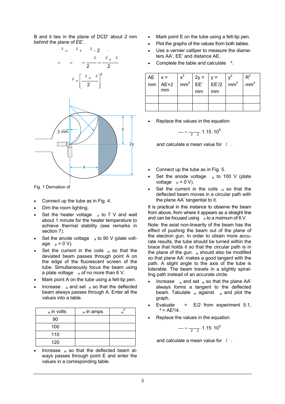 3B Scientific Teltron Dual Beam Tube D User Manual | Page 3 / 6