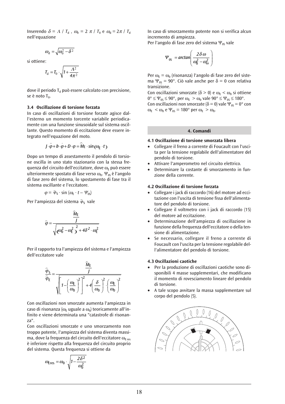 3B Scientific Pohl's Torsion Pendulum User Manual | Page 18 / 30