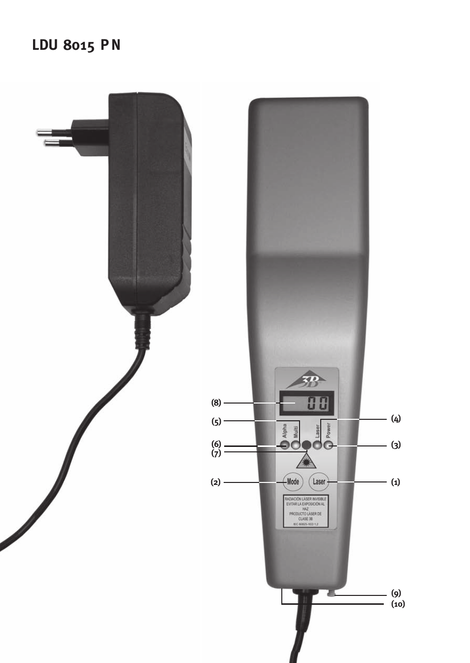 Ldu 8015 p n | 3B Scientific 3B LASER SHOWER User Manual | Page 25 / 40
