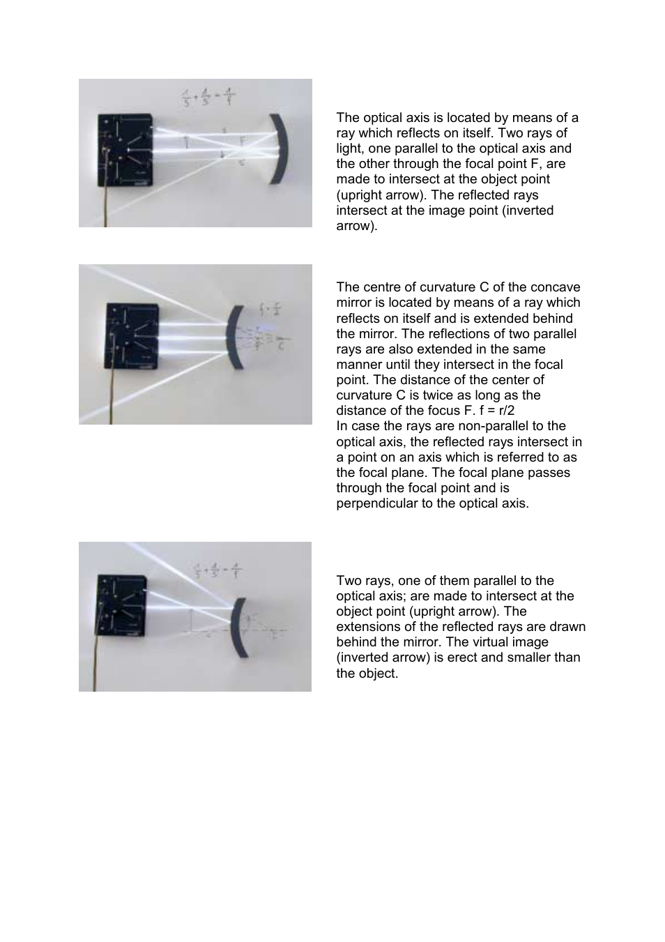 3B Scientific U14600 Optics on magnetic boards User Manual | Page 2 / 6