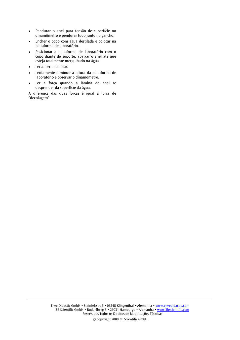 3B Scientific Surface Tension Ring User Manual | Page 12 / 12