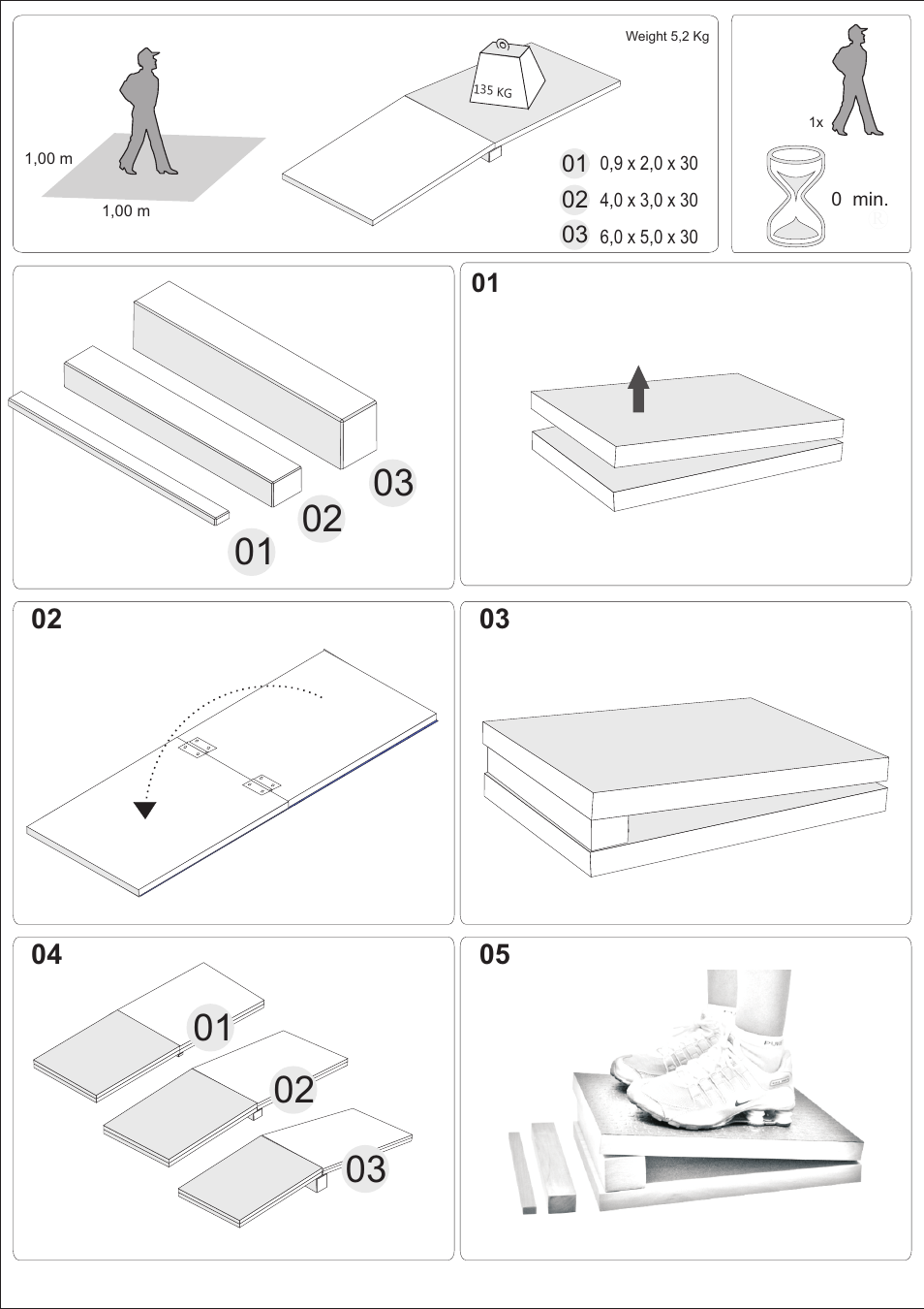3B Scientific Balance Board for Ballerina Posture User Manual | Page 2 / 2