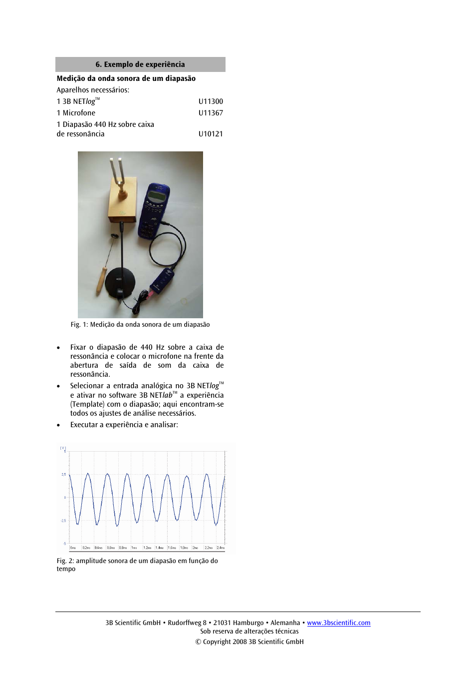 3B Scientific Microphone User Manual | Page 12 / 12