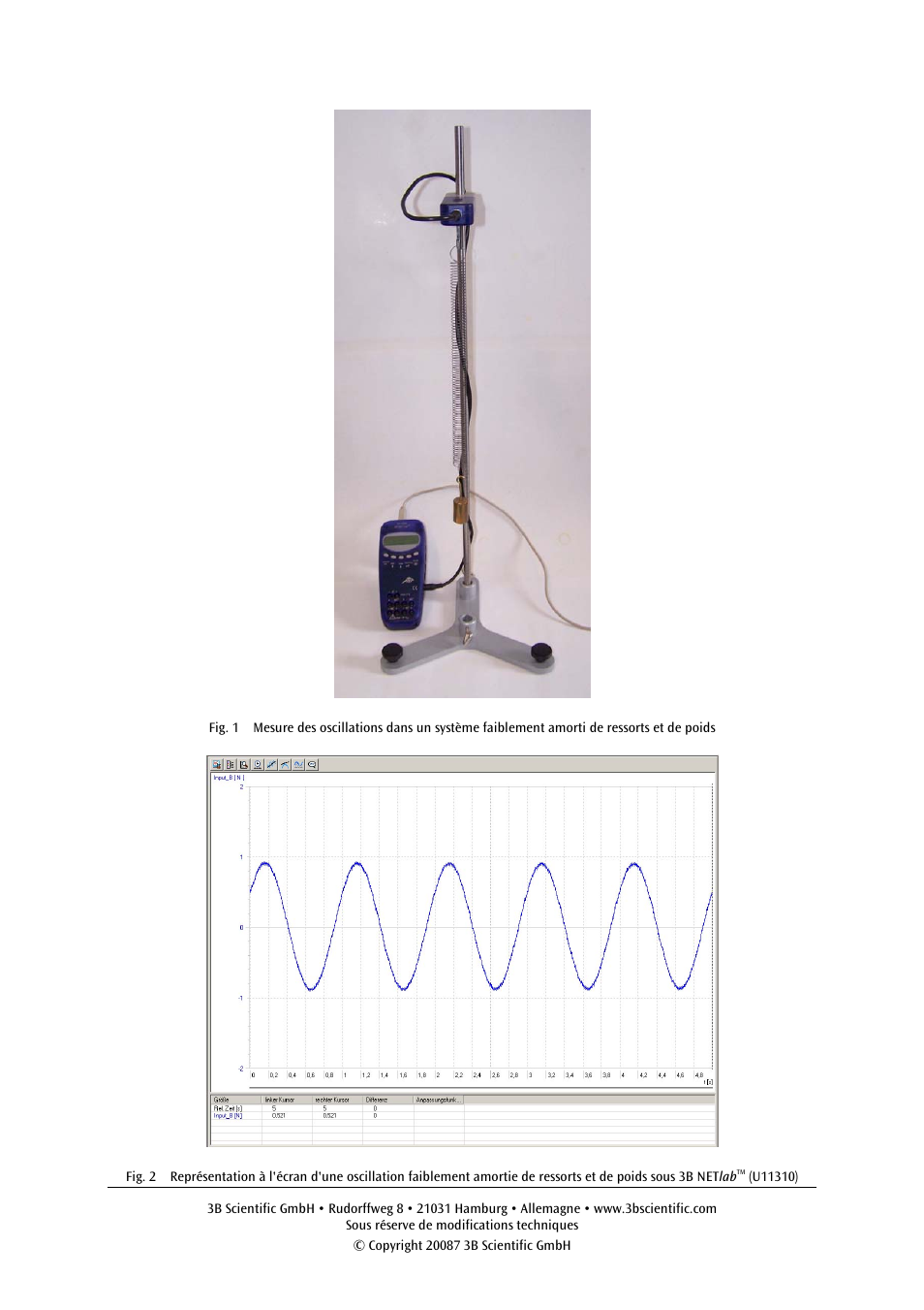 3B Scientific Force Sensor, ±50 N User Manual | Page 11 / 23