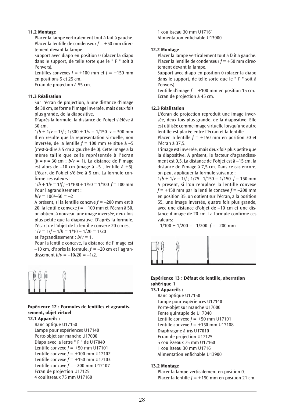 3B Scientific Optical Bench U, 1200 mm User Manual | Page 28 / 66