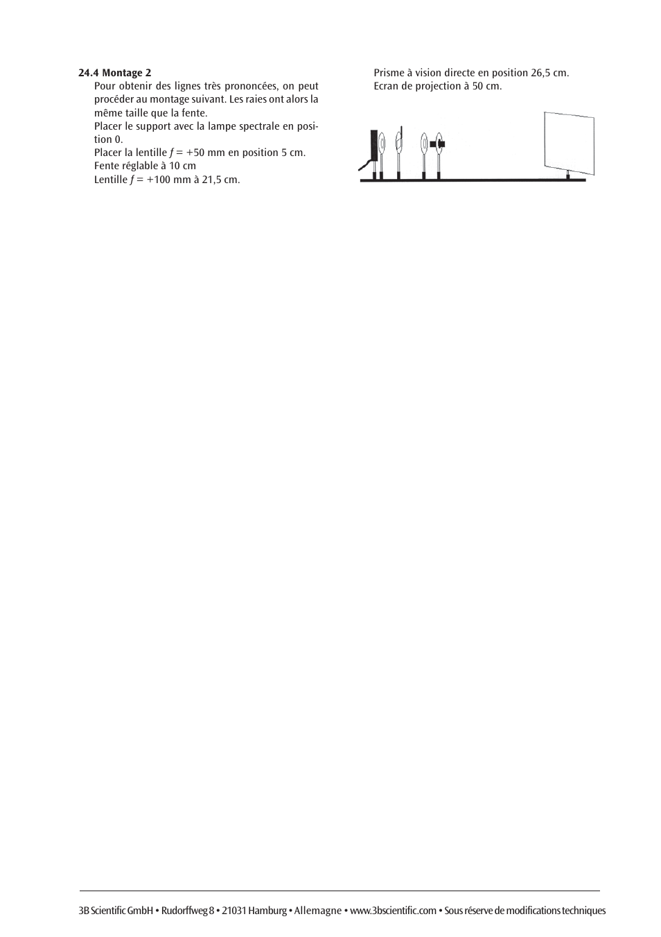 3B Scientific Optical Bench U, 1200 mm User Manual | Page 33 / 66