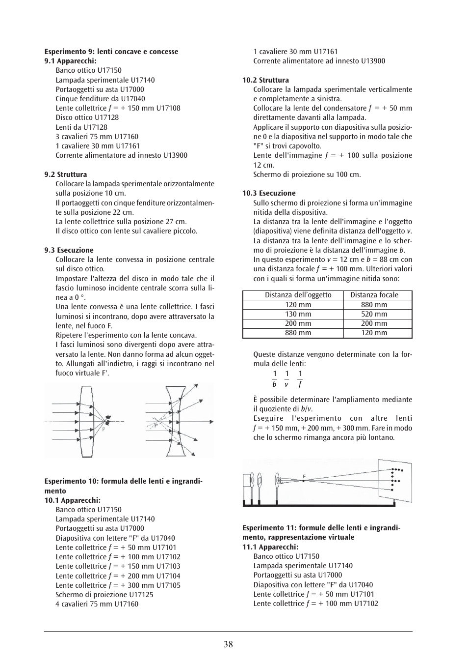 3B Scientific Optical Bench U, 1200 mm User Manual | Page 38 / 66