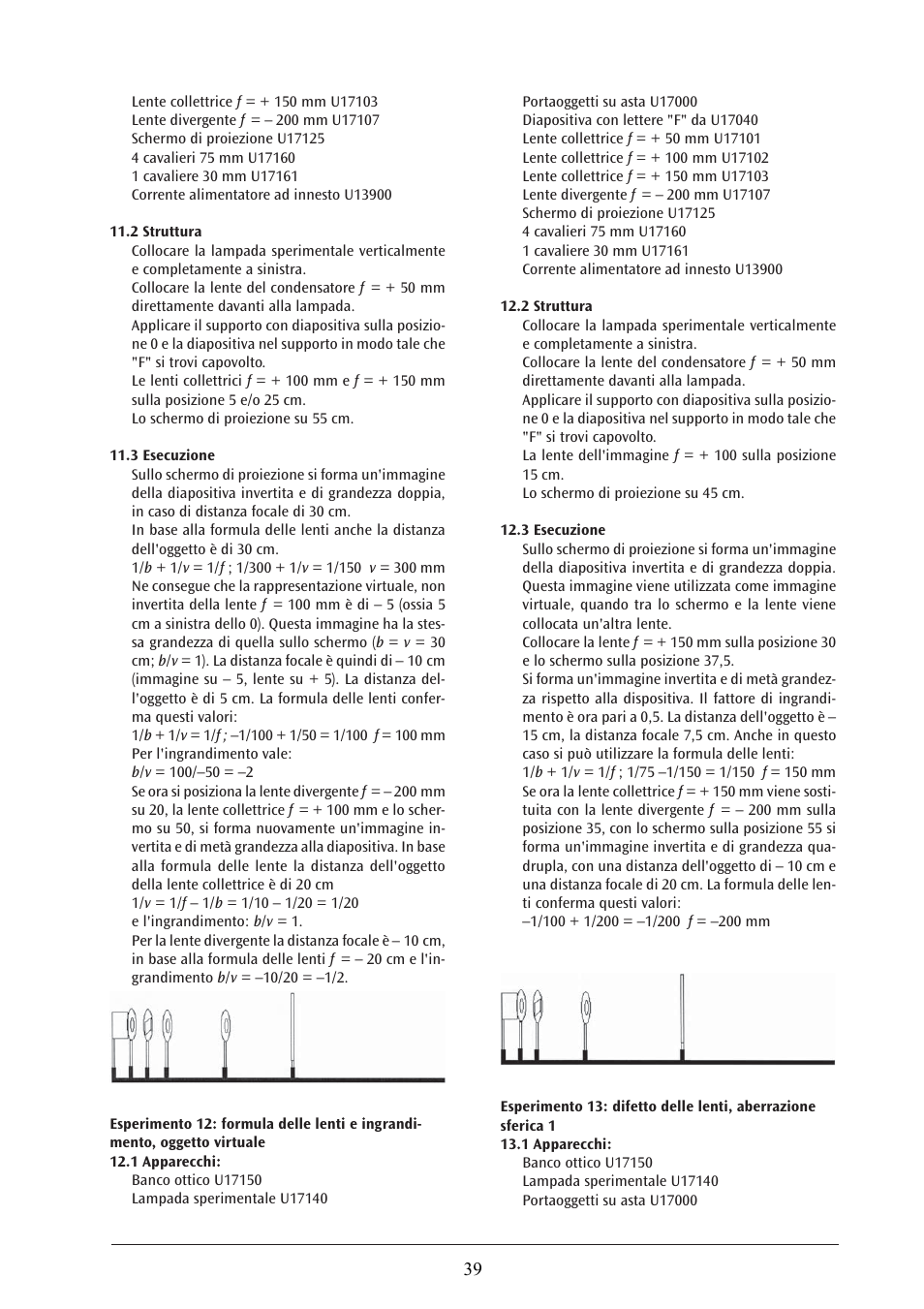 3B Scientific Optical Bench U, 1200 mm User Manual | Page 39 / 66