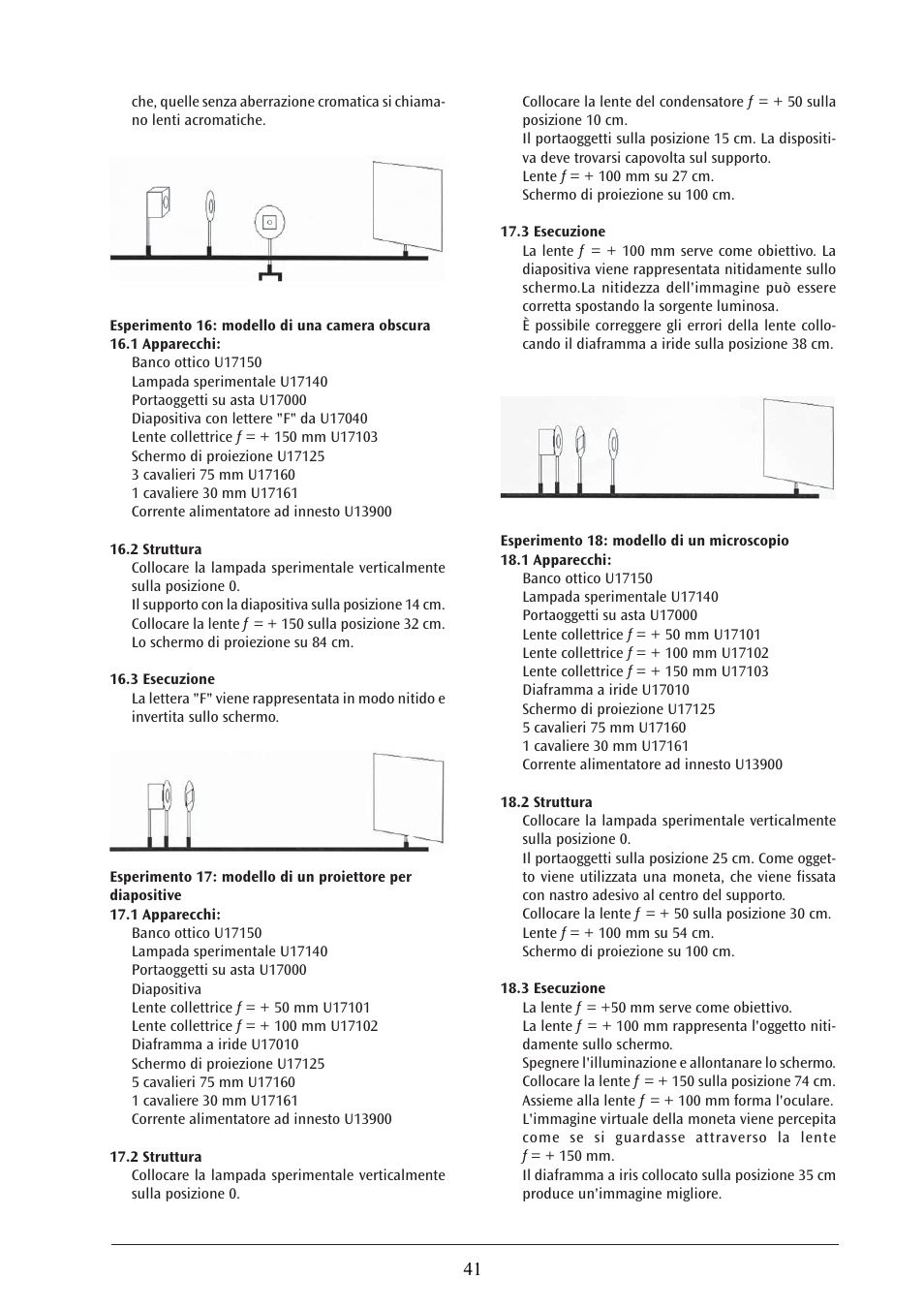 3B Scientific Optical Bench U, 1200 mm User Manual | Page 41 / 66