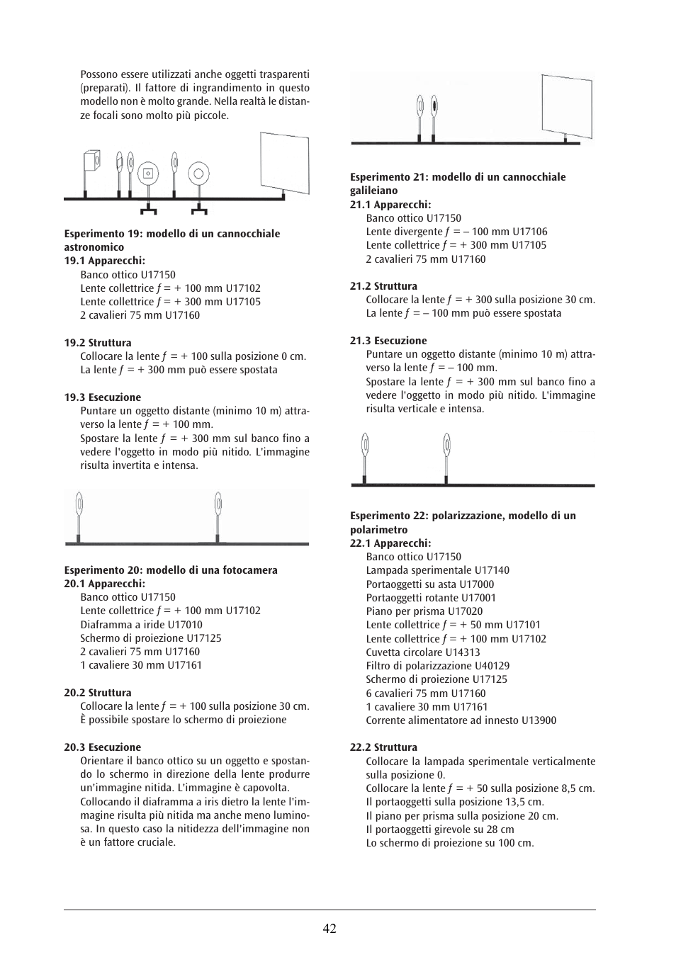 3B Scientific Optical Bench U, 1200 mm User Manual | Page 42 / 66