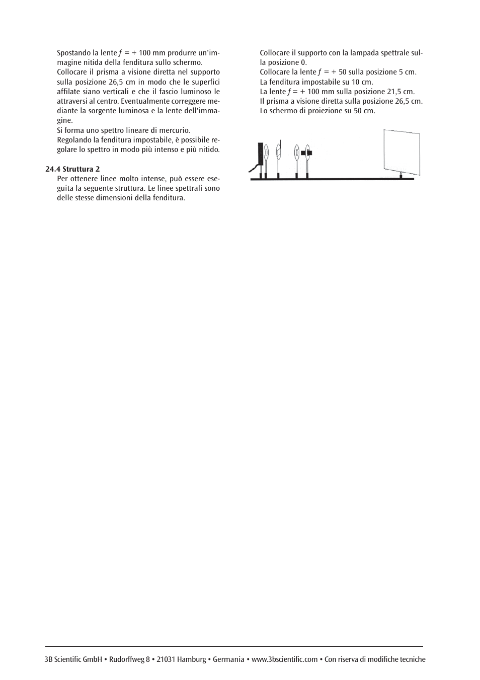 3B Scientific Optical Bench U, 1200 mm User Manual | Page 44 / 66