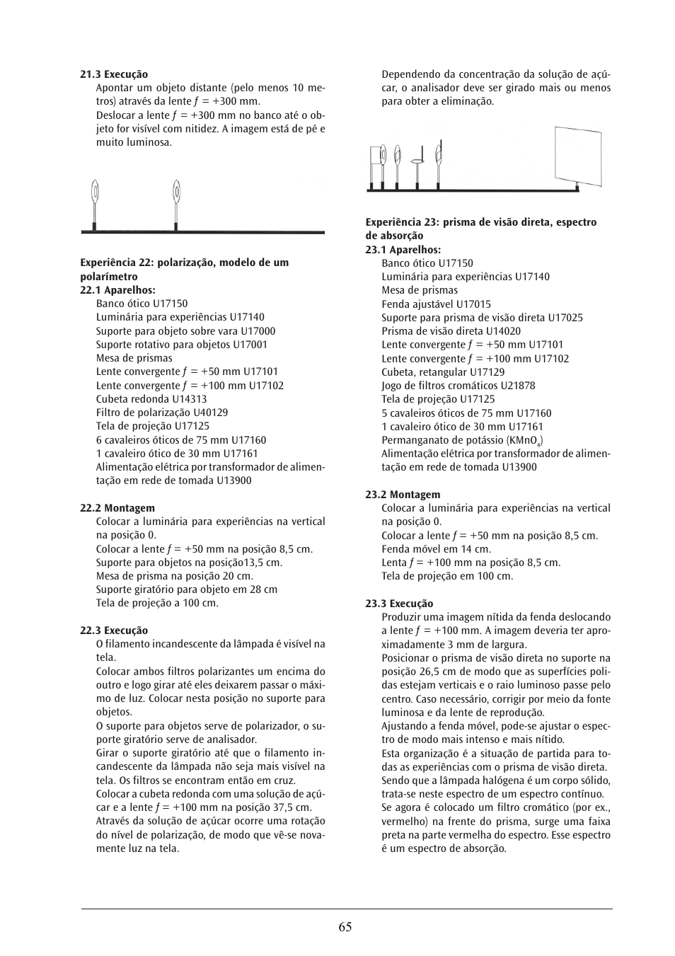 3B Scientific Optical Bench U, 1200 mm User Manual | Page 65 / 66