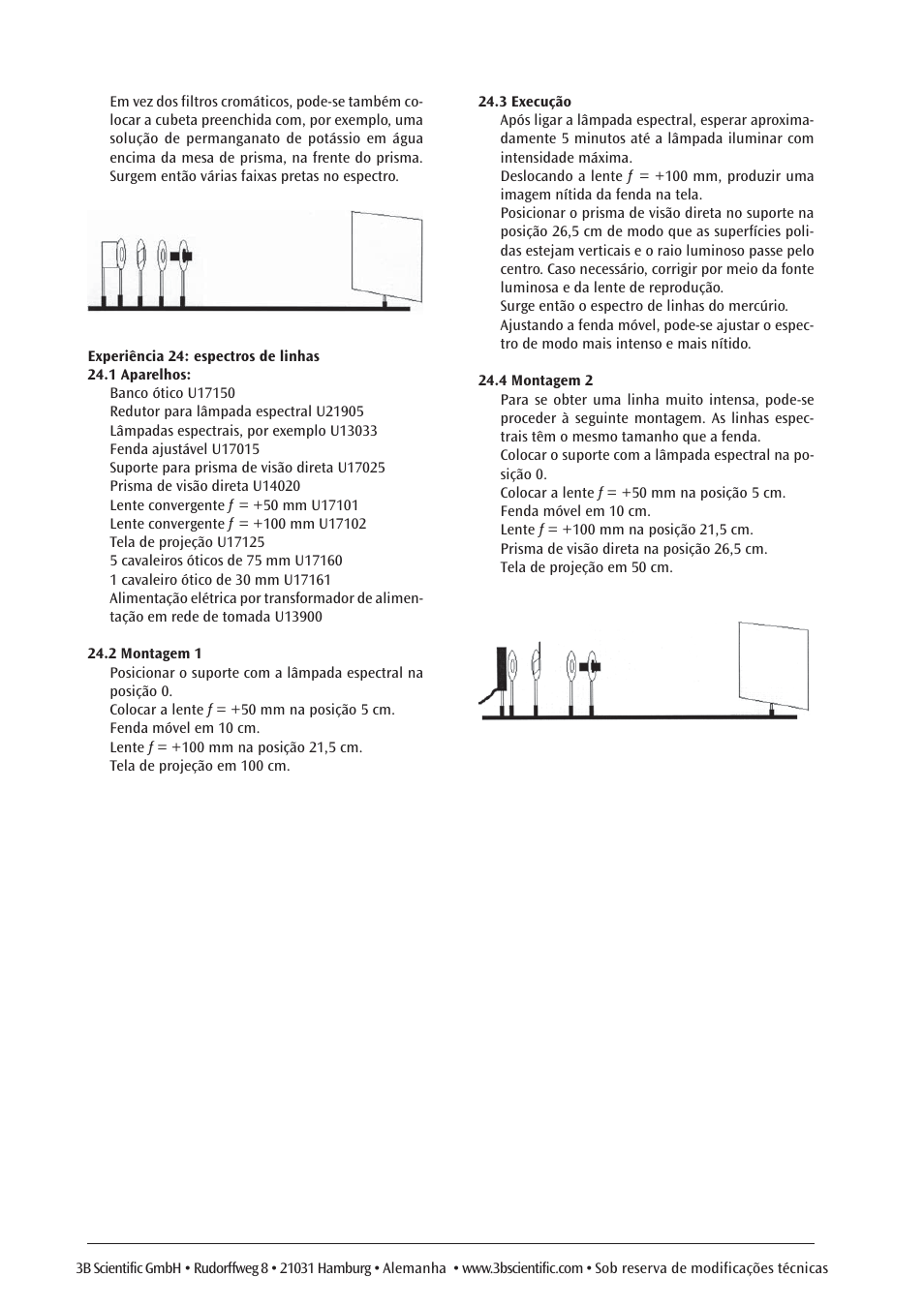 3B Scientific Optical Bench U, 1200 mm User Manual | Page 66 / 66
