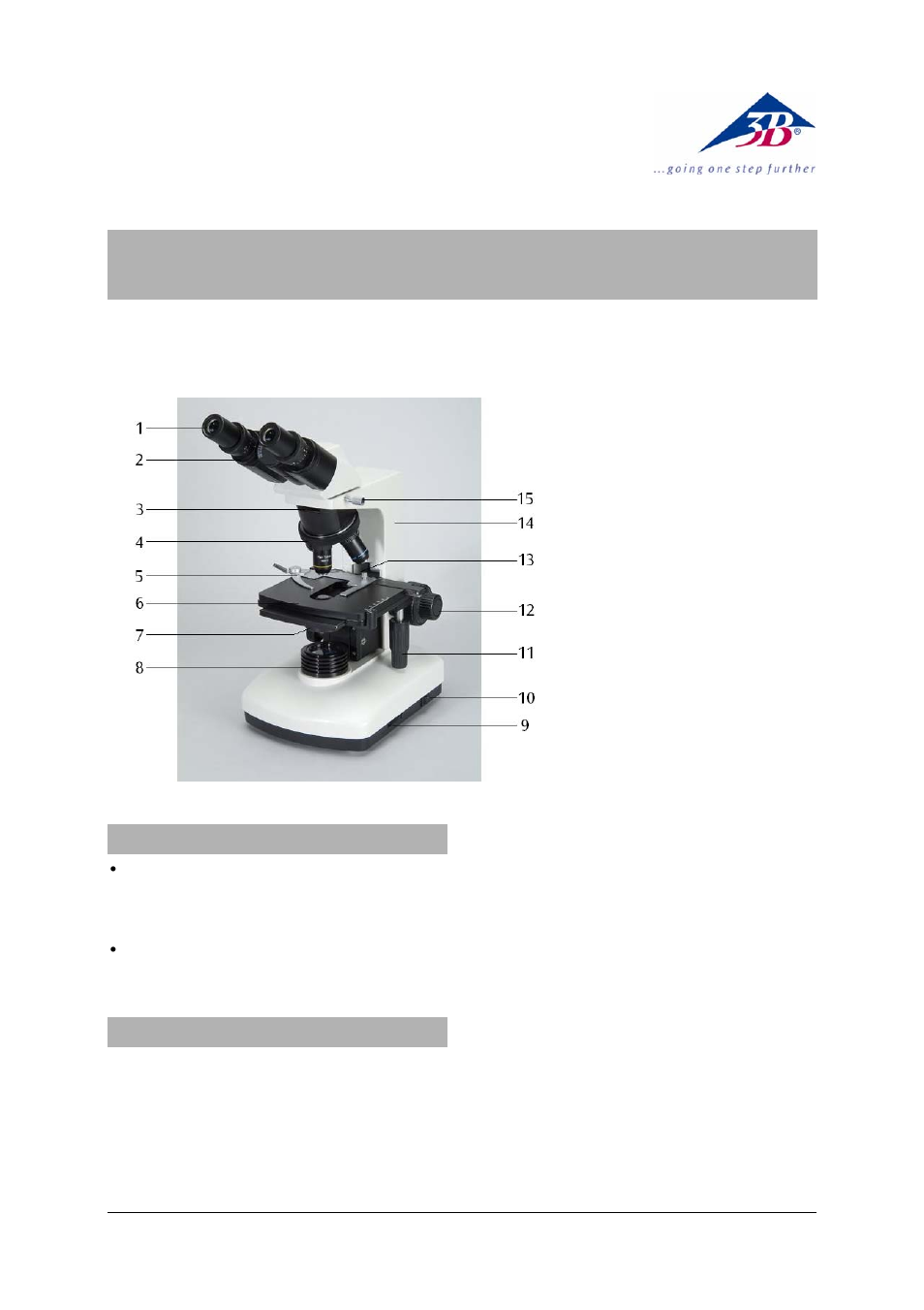 3B Scientific Binocular Microscope Model 500 with Polarization Equipment User Manual | 4 pages