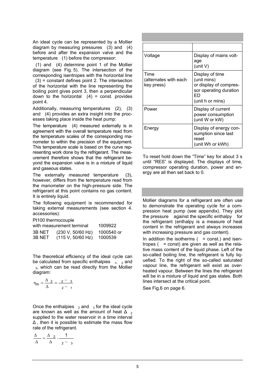 3B Scientific Heat Pump D (115 V, 60 Hz) User Manual | Page 5 / 6