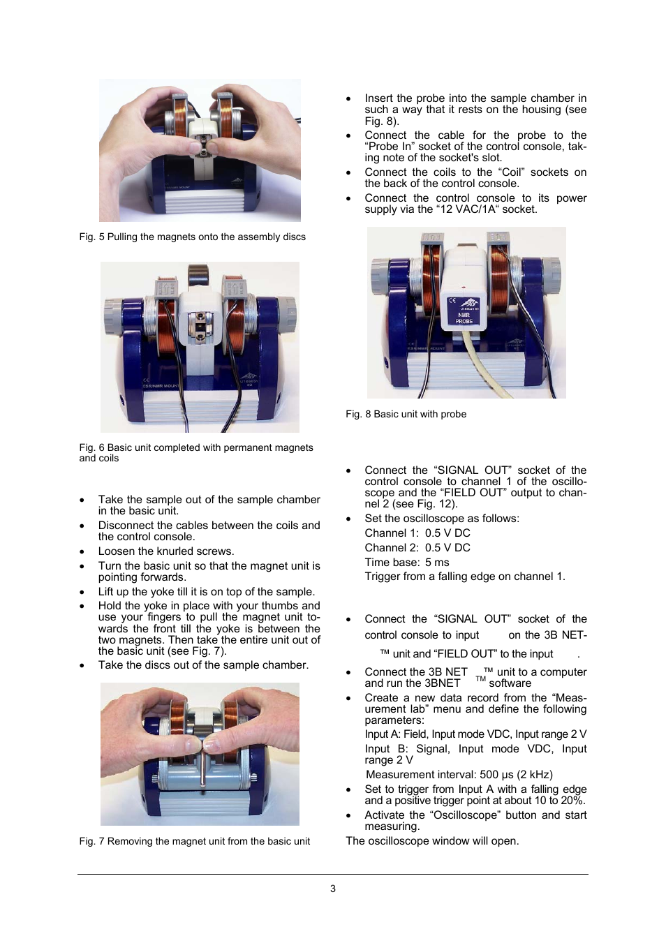 3B Scientific Teltron NMR Supplementary Set User Manual | Page 3 / 6
