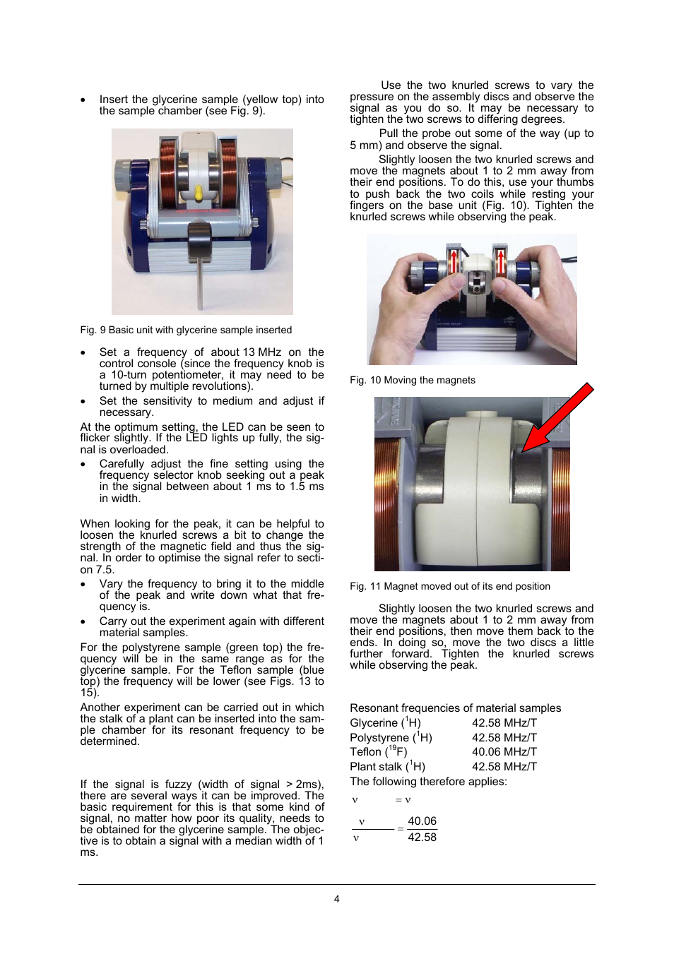 3B Scientific Teltron NMR Supplementary Set User Manual | Page 4 / 6