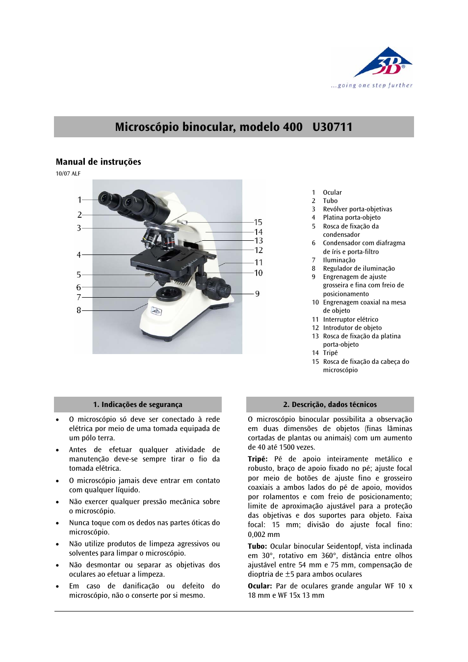 3b scientific, Physics | 3B Scientific Binocular Microscope Model 400 User Manual | Page 16 / 18
