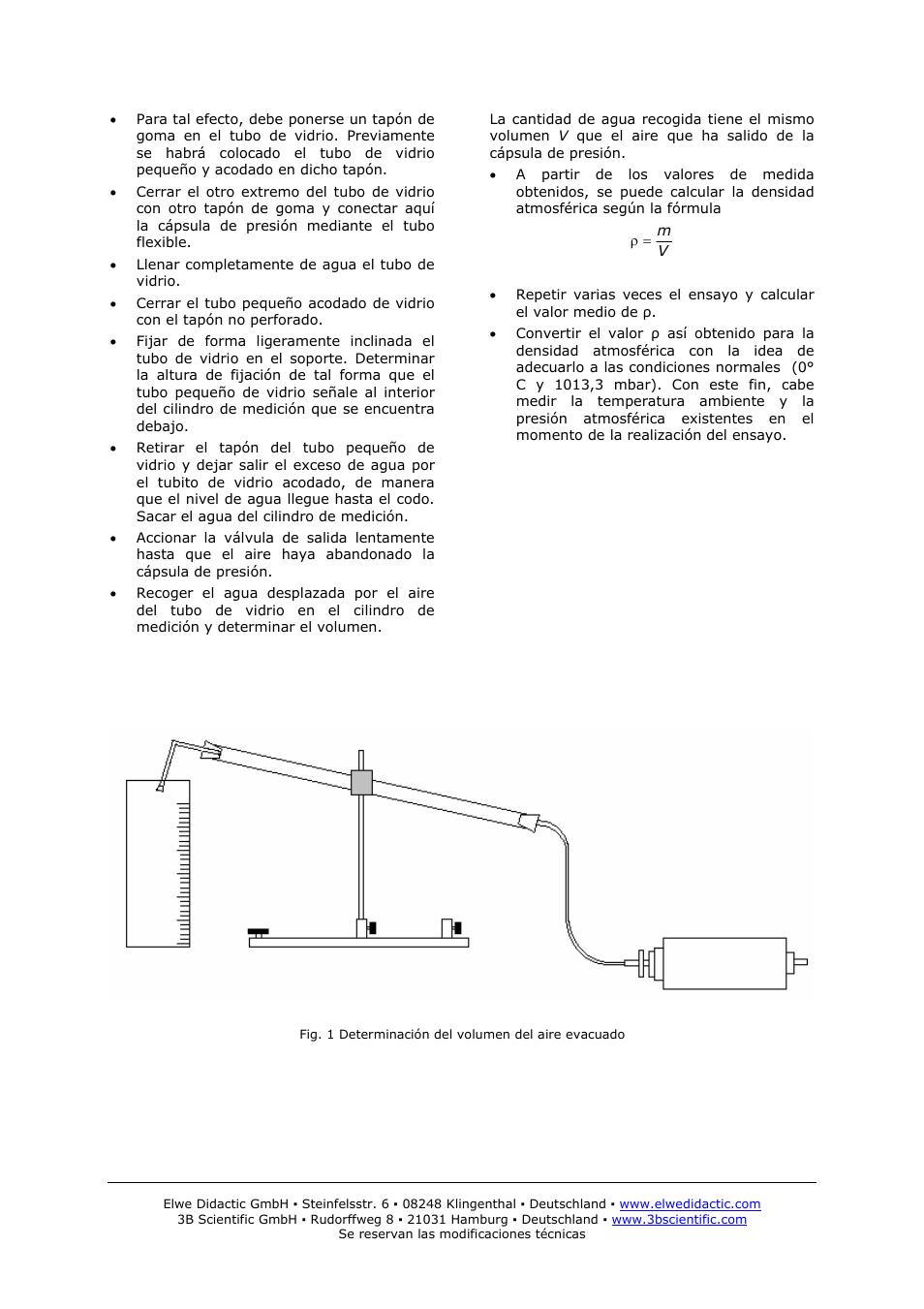 3B Scientific Pressure Container for Determining Weight of Air User Manual | Page 10 / 12
