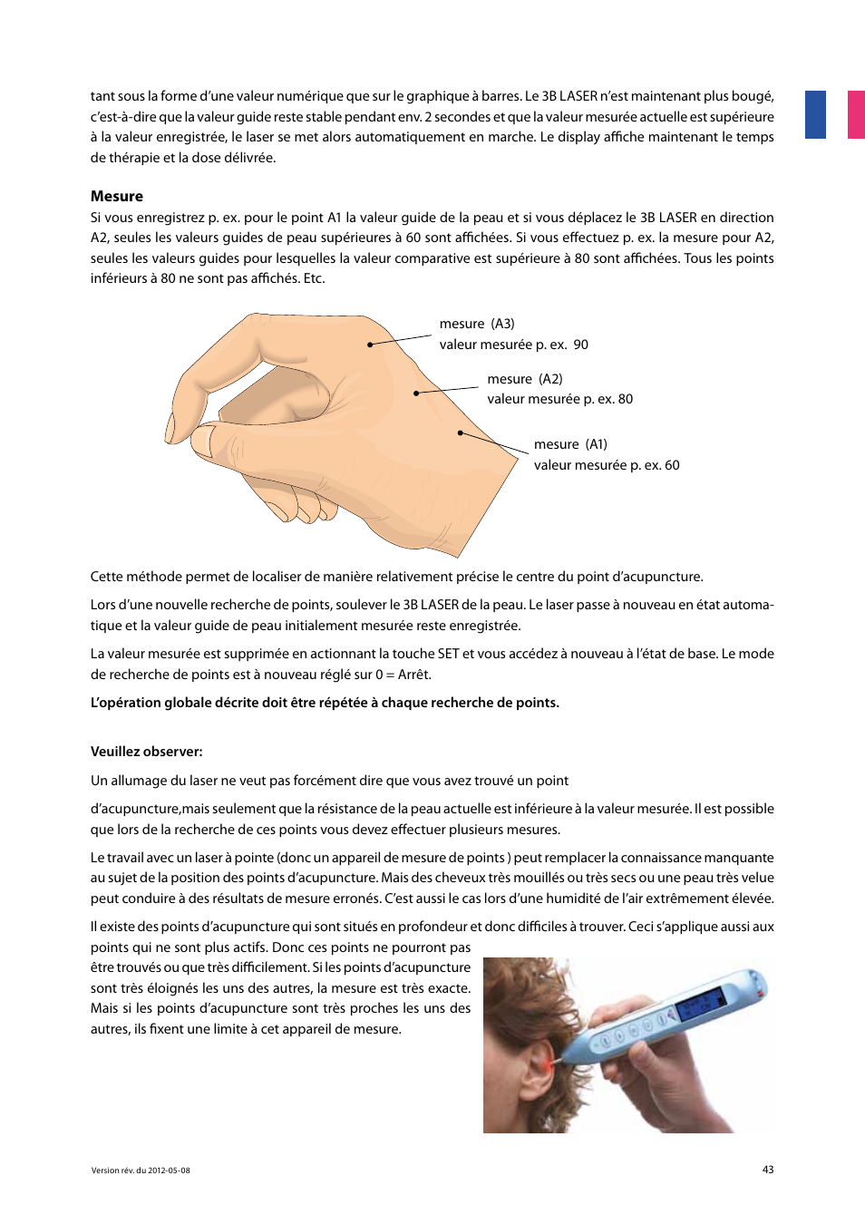 3B Scientific Light Therapy__3B Laser Pen 200 mW, 808 nm; infrared User Manual | Page 43 / 74